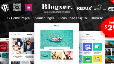 Blogxer v1.1.9 Nulled – Blog & Magazine WordPress Theme