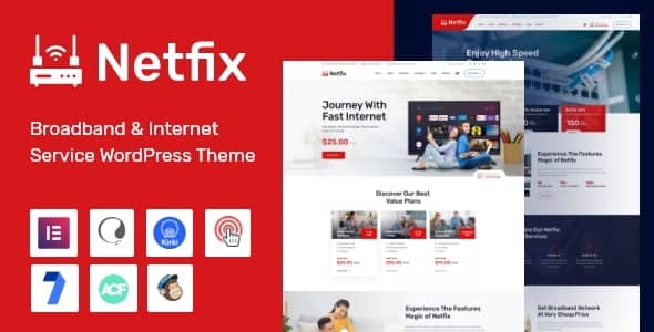 Netfix v1.1.1 Nulled – Broadband & Internet Services WordPress Theme