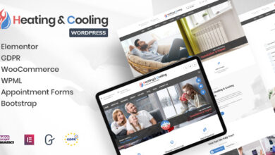 HeaCool v2.6 Nulled – Heating & Air Conditioning WordPress Theme