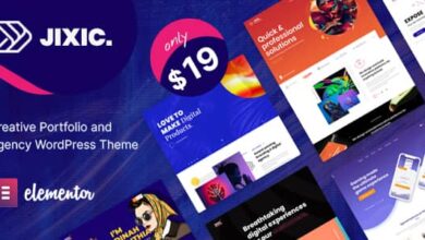 Jixic v1.5 Nulled – Creative Portfolio & Agency WordPress Theme