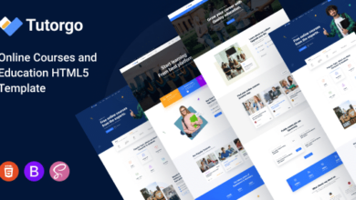 Tutorgo Nulled – Online Learning and Education HTML Template