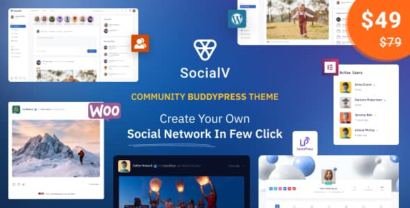 SocialV v1.6.3 Nulled – Social Network and Community BuddyPress Theme