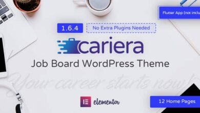 Cariera v1.6.4 Nulled – Job Board WordPress Theme