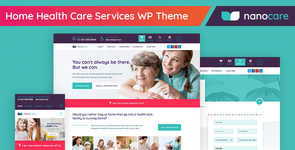 NanoCare v1.1.6 Nulled – Home Health Care, Medical Care WordPress Theme