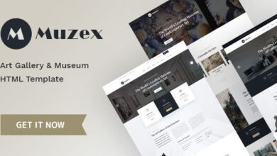 Muzex Nulled – Museum & Exhibition HTML Template