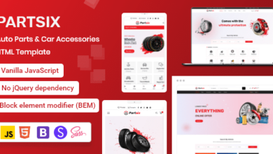 Partsix v1.0.1 Nulled – Auto Parts & Car Accessories Shop HTML Template
