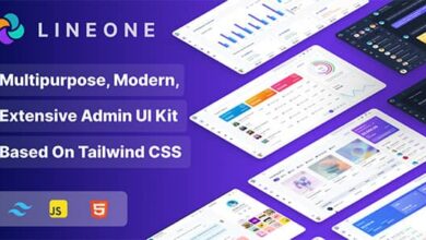 Lineone v1.4.1 Nulled – Multipurpose Tailwind CSS Admin Template based on HTML, HTML + Laravel