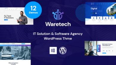 Waretech v1.0.4 Nulled – IT Solutions & Technology WordPress Theme
