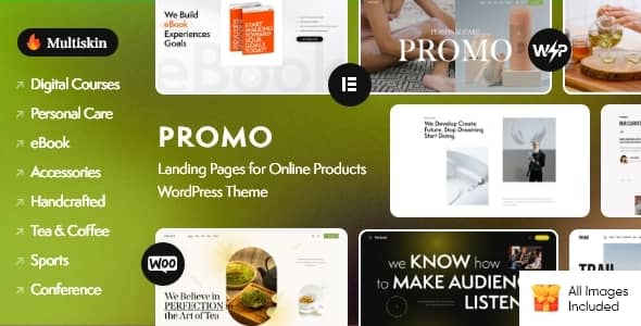 Promo v1.0.0 Nulled – Landing Pages for Online Products WordPress Theme