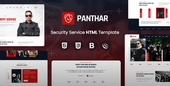 Panthar Nulled – Home Security Gaurd Service HTML Template