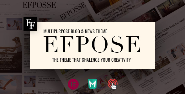 Efpose v1.5 – Multipurpose Blog and Newspaper Theme
