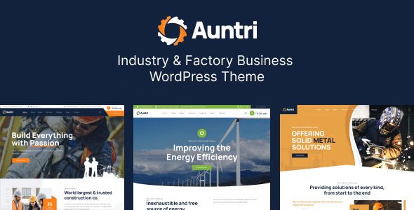 Auntri v1.0.1 Nulled – Industry & Factory WordPress Theme