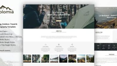 Dolomia Nulled – Hiking, Outdoor, Mountain Guide WordPress Theme