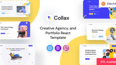 Collax Nulled – Creative Agency React Next js Template