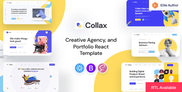 Collax Nulled – Creative Agency React Next js Template
