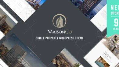 MaisonCo v2.0.0 Nulled – Single Property WordPress Theme