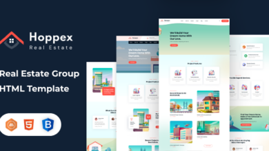 Hoppex Nulled – Real Estate and Architect HTML Template