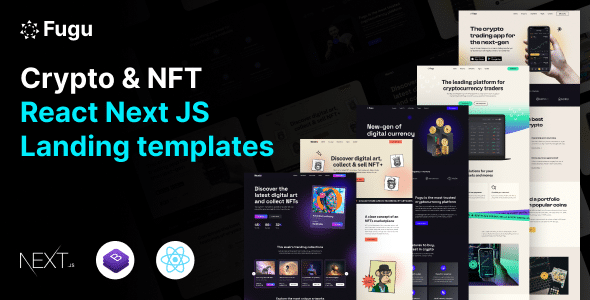 Fugu Nulled – NFT & Crypto React Next js Template