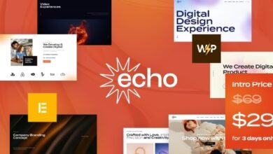 Echo v1.0 Nulled – Digital Marketing & Creative Agency WordPress Theme