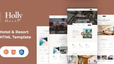 Holly Nulled – Hotel & Resort HTML Template