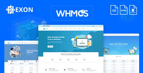 HEXON Nulled – WHMCS Hosting Cloud Server Template