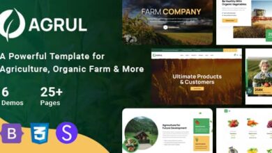 Agrul v1.0.1 Nulled – Organic Farm Agriculture Template