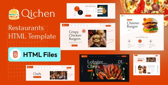 Qichen v1.0 Nulled – Fast Food & Restaurant HTML Template