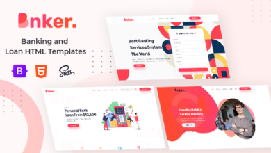 Bnker. Nulled – Banking and Loan HTML Templates + RTL