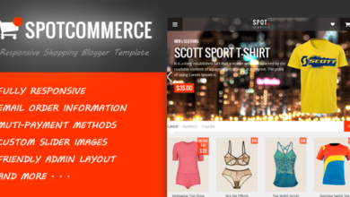 SpotCommerce v2.5.5 Nulled – Blogger Shopping Template