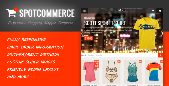 SpotCommerce v2.5.5 Nulled – Blogger Shopping Template