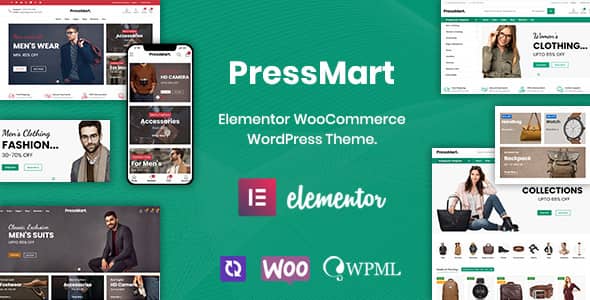 PressMart v1.1.5 Nulled – Modern Elementor WooCommerce WordPress Theme