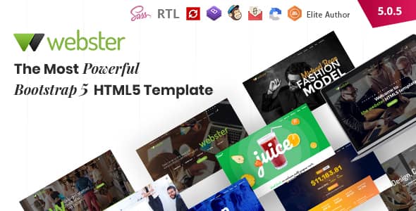 Webster v5.0.5 Nulled – Responsive Multi-purpose HTML5 Template