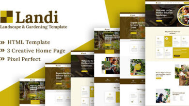 Landi Nulled – Landscape Gardening HTML Template