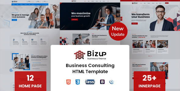 Bizup Nulled – Business Consulting HTML Template
