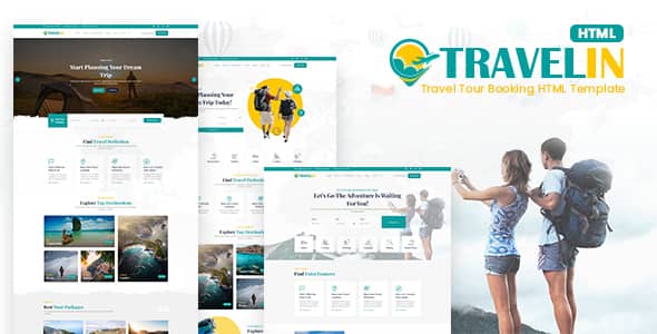 Travelin Nulled – Travel Tour Booking HTML Templates
