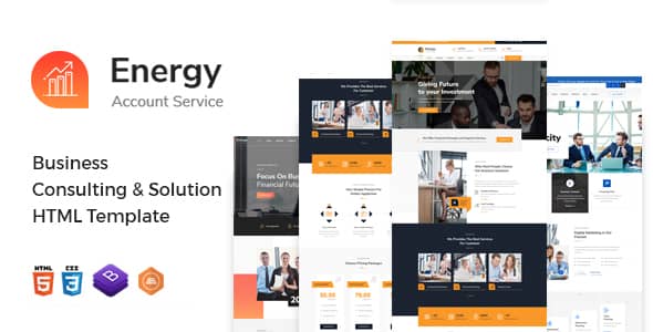 Energy Nulled – Business Consulting and Professional Services HTML Template