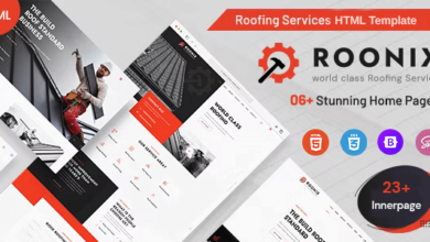 Roonix Nulled – Roofing Services HTML Template