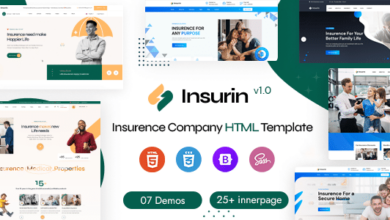 Insurin Nulled – Insurance Company HTML Template