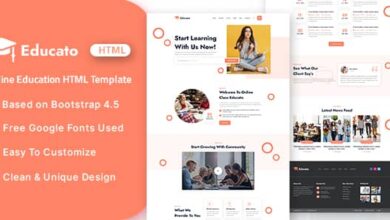 Educato Nulled – Online Education HTML Template