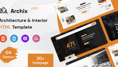 Archix Nulled – Architecture & Interior Template