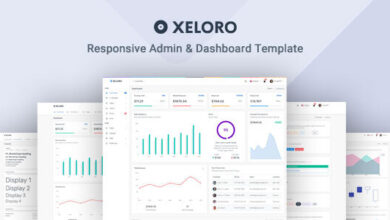 Xeloro Nulled – Admin & Dashboard Template