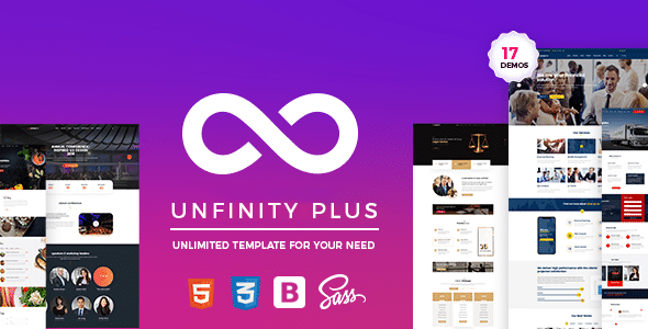 UnfinityPlus Nulled – One Page