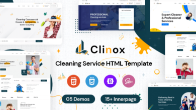 Clinox Nulled – Cleaning Services HTML Template
