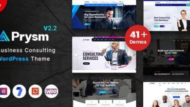 Prysm v2.5 Nulled – Consulting & Finance WordPress Theme