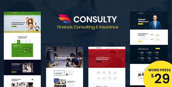 Consulty v1.0.6 Nulled – Business Finance WordPress Theme