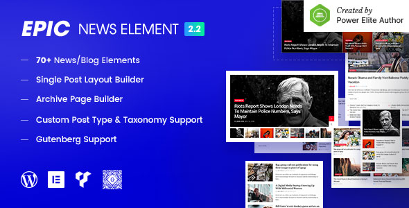 Epic News Elements v2.3.6 Free