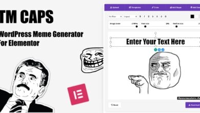 TM CAPS v1.3 Nulled – WordPress Meme Generator For Elementor