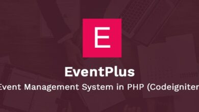 EventPlus v2.1 Nulled – Event Management System in PHP (Codeigniter) – Online Ticket Purchase System