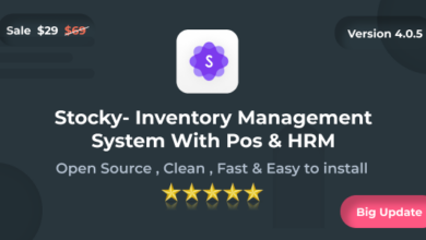Stocky v4.0.5 Nulled – POS with Inventory Management & HRM