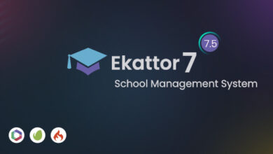 Ekattor School Management System v7.5 Free